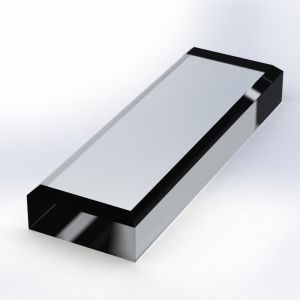 Acrylic Block 3" x 9" x 1-1/4" thick - Bevelled